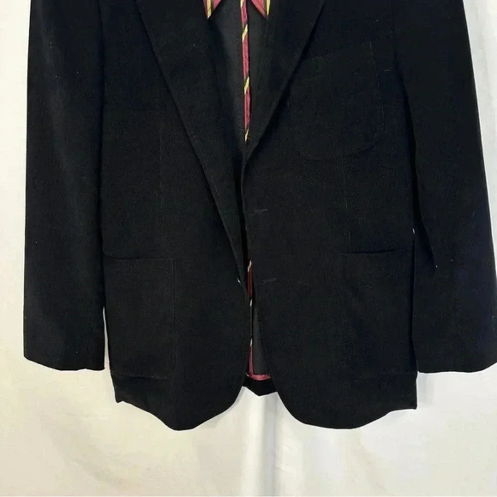 T‎ Harris London Coat Blazer Men's Size Large Black Formal Career Holiday
